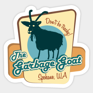 Garbage Goat Spokane Riverfront Park Sticker